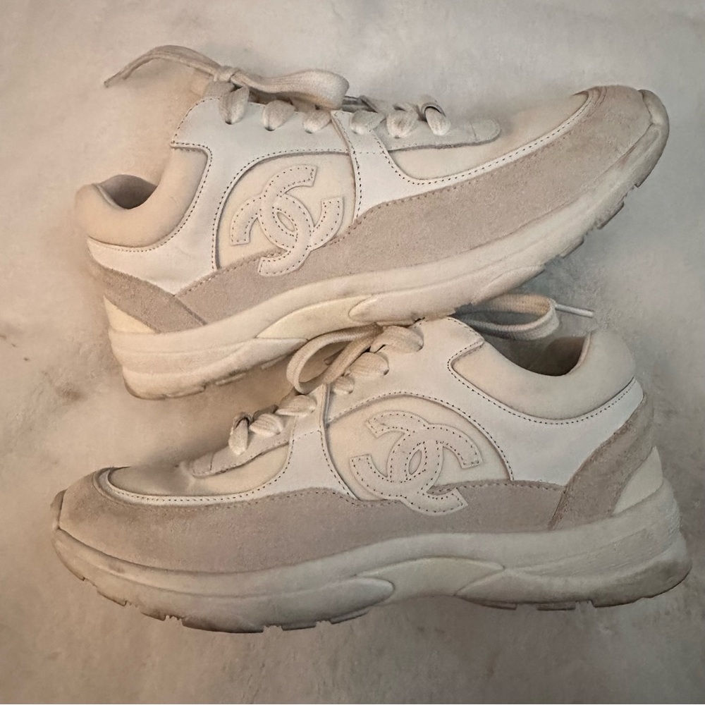 Preloved CC trainers/white sneakers 👟 Size 38